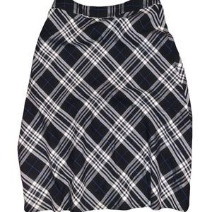 Jones Wear Black White Blue Skirt Size 14